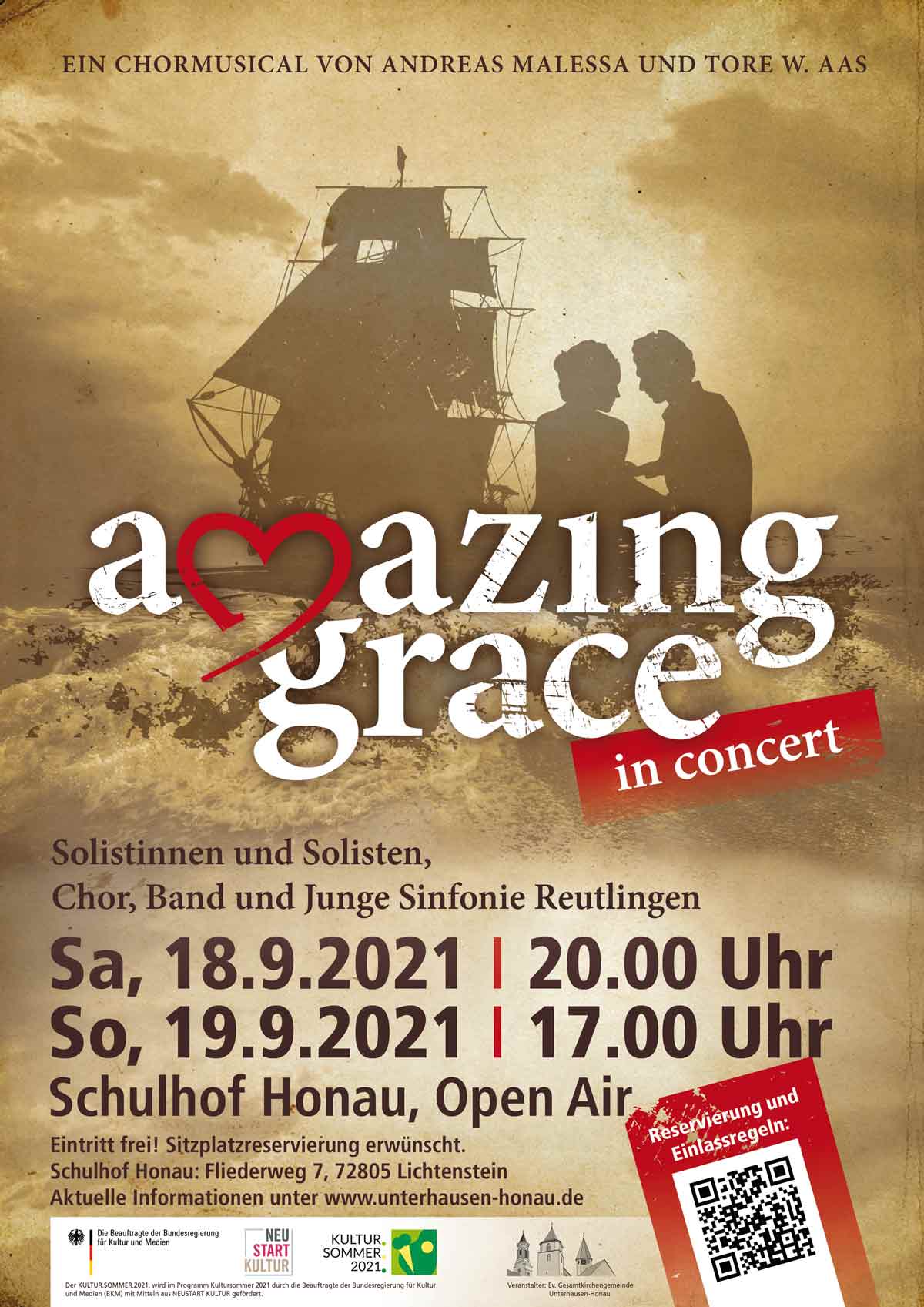Chormusical AMAZING GRACE in Concert Evangelische Kirchengemeinde